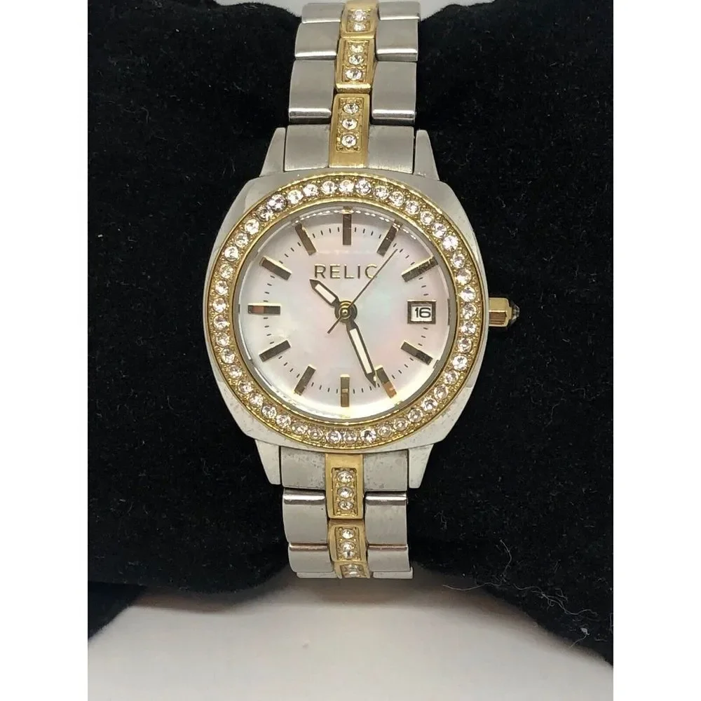 Relic ZR12036 Women's Stainless Steel Analog Dial Quartz Genuine Watch HO118